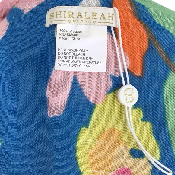 Shiraleah Multicolor Floral Boho Gypsy Pom Pom Cover Up Duster O/S - Picture 5 of 5